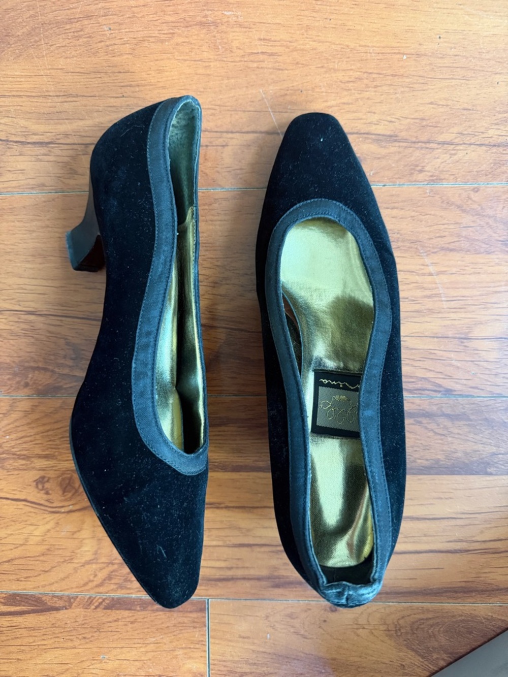 Y2K Nina Heels 6 Velvet Black